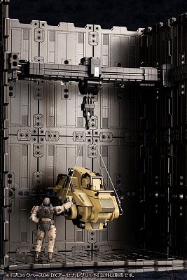 Sada plastového modelu Hexa Gear 1/24 Block Base 04 DX Arsenal Grid 23 cm - Vážně poškozený obal